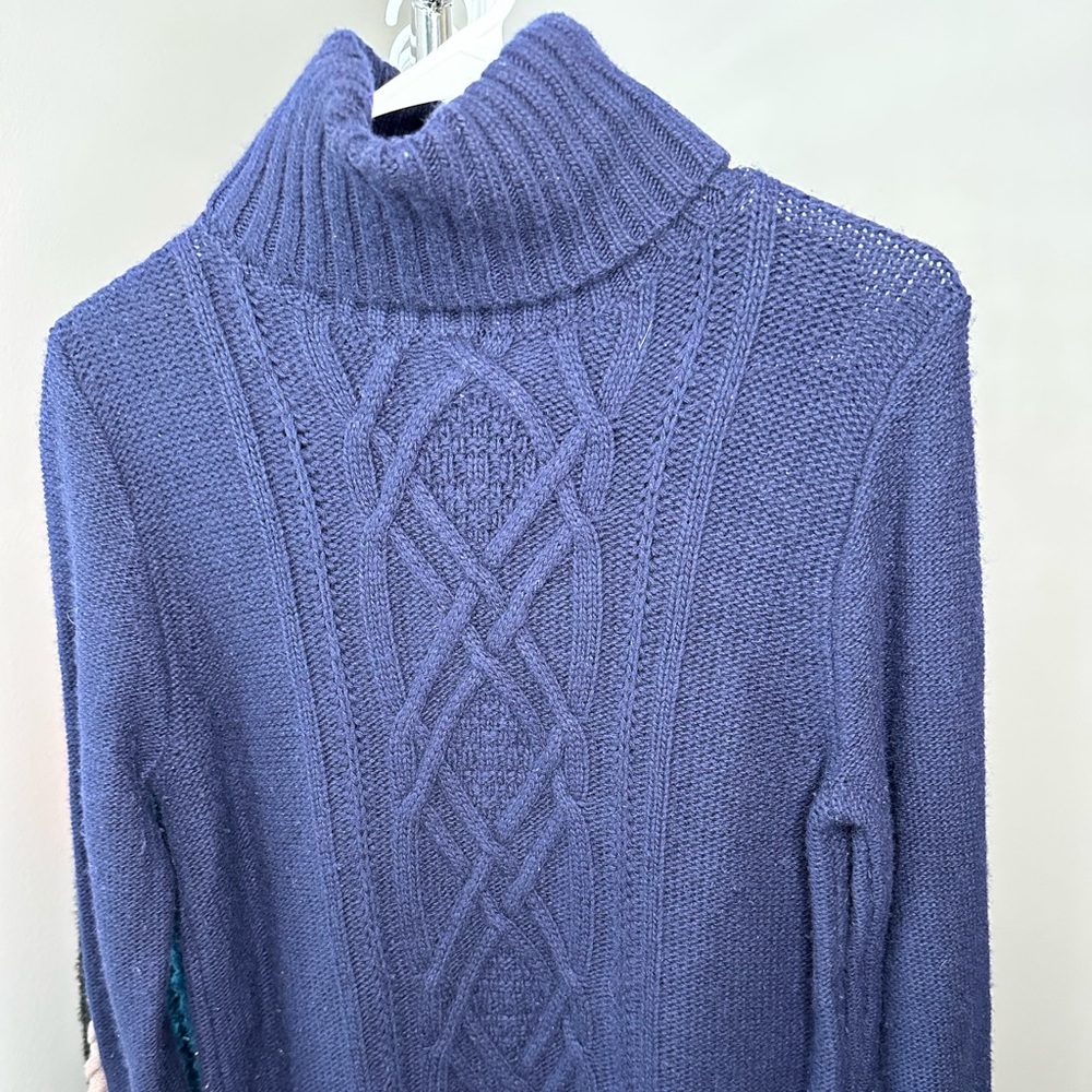 J Crew large blue sweater